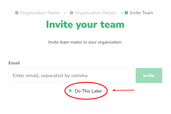 Add users to your organization